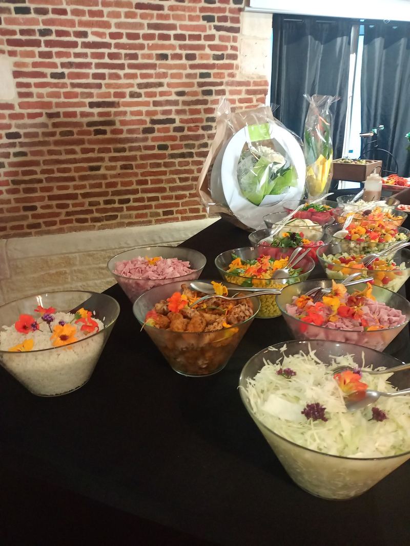 Buffet de verrines et salades