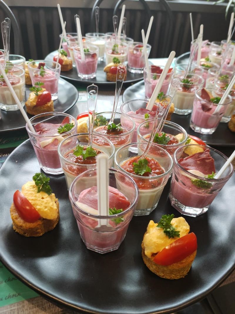 Verrines de mousse
